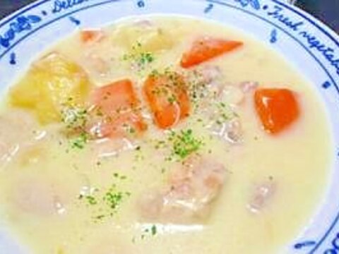 鶏肉のクリームシチュー（圧力鍋）